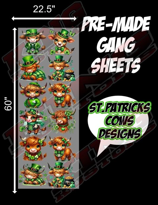 ST. PATRICKS DAY COWS